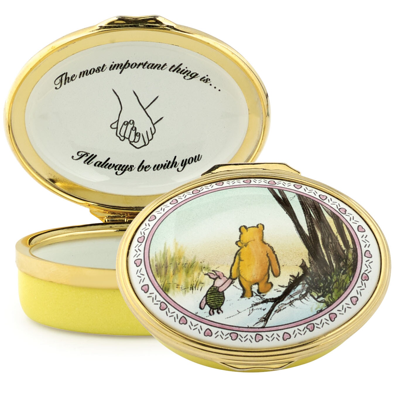 HALCYON DAYS ENAMELS プードル Halcyon Days Winnie the Pooh Enamel Box